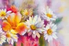 Vlies Fototapete GEMÄLDE - HELLER FRÜHLINGSBLUMENSTRAUß  Produktbild-Vorschau 2
