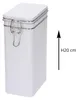Kaffeedose / Vorratsdose - weis - Verschluss - 12 x 8 x 20 Produktbild-Vorschau 2