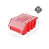 SuperSparSet 10x Sichtlagerbox 2 mit Deckel | HxBxT Produktbild-Vorschau 3