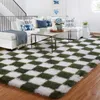 Alfombra de felpa para sala de estar, lavable, pelo alto, Vista previa de la imagen del producto 4