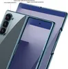 A close-up view of a phone case, highlighting its protective features for the screen and camera. Produktbild-Vorschau