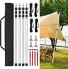 Jopassy 4x palo della tenda palo della tenda palo Anteprima dell’immagine prodotto 1