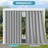 Outdoorvorhang mit Ösen Oben und Unten, Extra Breit Produktbild-Vorschau 4