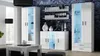 Furniture24 Kommode mit Blauer LED Beleuchtung SOHO S7 Produktbild-Vorschau 2