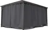 GARMIO® Pavillon 3x4m Garten Überdachung mit Polycarbonat - Produktbild-Vorschau 4