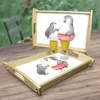 Mr. & Mrs. Panda Tablett Pinguin mit Kind - Weiß - Produktbild-Vorschau 2