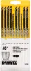 A set of 10 DEWALT jigsaw blades for wood, displayed in their original packaging. Náhled obrázku produktu