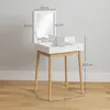 HOMCOM Coiffeuse avec miroir table de maquillage style Voir les images du produit 5