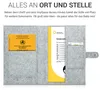 kwmobile Hülle für das deutsche Untersuchungsheft aus Filz Produktbild-Vorschau 4