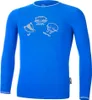 T-Shirt lange Ärmel Motiv Outlast® - Royalblau, 134 Produktbild-Vorschau 1