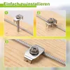 50pcs Zaunklammern, Zaunbefestigungsnägel 40mm M5.5 Produktbild-Vorschau 4