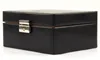 WINDROSE joyero Merino Watch Safe Box Black Vista previa de la imagen del producto 3