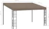 vidaXL Nástenný pavilón 4x3 m Taupe Fabric Náhľad obrázku produktu 4