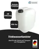4er Set Kanister - lebensmittelecht - 10 Liter Produktbild-Vorschau 2