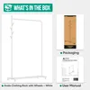 Avalo Appendiabiti su Rotelle Bianco - Metallo - 100x40x156 Anteprima dell’immagine prodotto 9