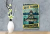 Blechschild Retro 12x18cm Gone Fishing Angeln Produktbild-Vorschau 4