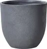 BELIANI Kvetináč sivý vláknitá hlina 55 x 55 x 53 cm Náhľad obrázku produktu 1