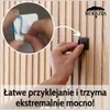 DEKAZIA® Zestaw 8 Haków Samoprzylepnych Czarny Mat – Haki Podgląd zdjęcia produktu 2