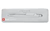 A silver metal case with a pen embossed on it. Náhled obrázku produktu