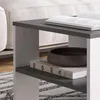 Couchtisch Vicco Wilmut Anthrazit/Weiß 89.8 x 46.4 cm mit Produktbild-Vorschau 4