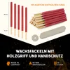 Wachsfackeln (10 Stk. ) mit 90 Min. Brenndauer - aus Produktbild-Vorschau 2