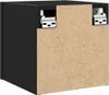 vidaXL Mensola TV da parete in rovere nero 30,5 x 30 x 30 Anteprima dell’immagine prodotto 6