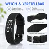 Vibrationswecker als Armband mit Schlaf-Tracker (Schwarz) – Produktbild-Vorschau 4