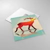 Bilder auf glas - Hirsch Illustration modern Grafik - Produktbild-Vorschau 2