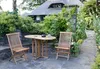 LC Garden »Riva« Teak Klapptisch oval 60/120x60x75cm Produktbild-Vorschau 8