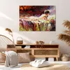 Bild auf Leinwand - Leinwandbild - Frau Modell - 100x70cm - Produktbild-Vorschau 7