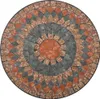 vidaXL Tavolo bistrot a mosaico arancio/grigio 60 cm in Anteprima dell’immagine prodotto 6