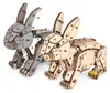 Eco Wood Art (EWA) DIY 3D Mechanisches Holz Puzzle, Grey Rabbit, 4578, 21,7x10,4x17,4 Anteprima dell’immagine prodotto