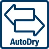A graphic with two arrows and text "AutoDry". Produktbild-Vorschau