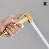 LANA | Premium Regendusche Set Gold glänzend Edelstahl | Produktbild-Vorschau 6