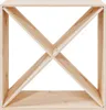 vidaXL Stojan na víno 62x25x62 cm Borovicový masiv Náhled obrázku produktu 5