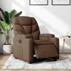 vidaXL Relaxsessel Elektrisch Braun Stoff Produktbild-Vorschau 2