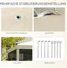 Outsunny Faltpavillon ca. 3x3m Pavillon mit 4 Produktbild-Vorschau 6