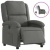 vidaXL Fauteuil relax électrique gris foncé Tissu Voir les images du produit 1