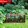 Outdoor Metall-Blumendekoration, 2er-Set Gartenstecker, Produktbild-Vorschau 2