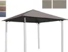 Ersatzdach für Pavillon Paris 3x3m Pavillondach Taupe Produktbild-Vorschau 7