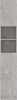vidaXL Mobile da bagno grigio cemento 32x25,5x190 cm Anteprima dell’immagine prodotto 14