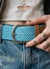 Flechtgürtel Elastisch – Uni Stretchgürtel aus Stoff, Produktbild-Vorschau 2