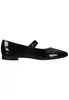 Paul Green Ballerina 1022-044, Lack/Brush, Schwarz, Damen Produktbild-Vorschau 4