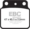 EBC Brakes Bremsbeläge Satz Bremsklötze FA137TT Produktbild-Vorschau 7