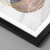 Gerahmtes Poster - Schwarzer Rahmen - Abstraktion Formen Produktbild-Vorschau 2