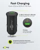 A product image showing a car charger with text highlighting its features. Anteprima dell’immagine prodotto