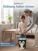itenga Papierkorb Tiermotiv - PINGUIN - Kawaii Design - ca Produktbild-Vorschau 3