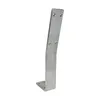 A silver metal bracket with screw holes, shown against a white background. Produktbild-Vorschau