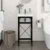 vidaXL Koupelnový rám na umyvadlo černý 40x38x83 cm železo Náhled obrázku produktu 2