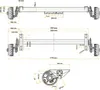 KNOTT brzděná náprava VGB13-M 1350 kg 1300 mm pro těžké Náhled obrázku produktu 2